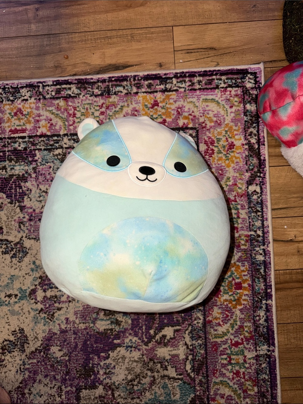 Plush Tie-Dye Pastel Animal Pillow Plush